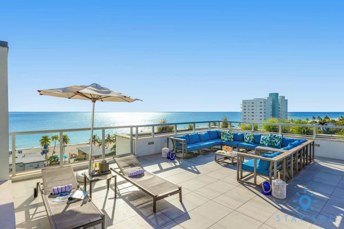 Hollywood Beach Broad - Walk - Amazing Pool - Hot Tub Apartment Exterior photo